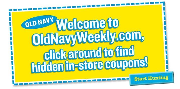 Old navy printable coupons september 2019