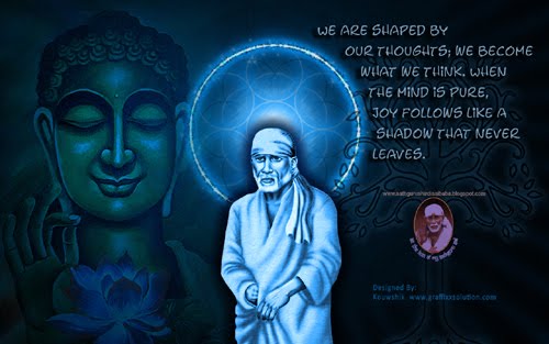 Shirdi Sai Baba Stories,Leelas and Teachings.: Sai-Buddha Purnima Wallpaper  For Download.