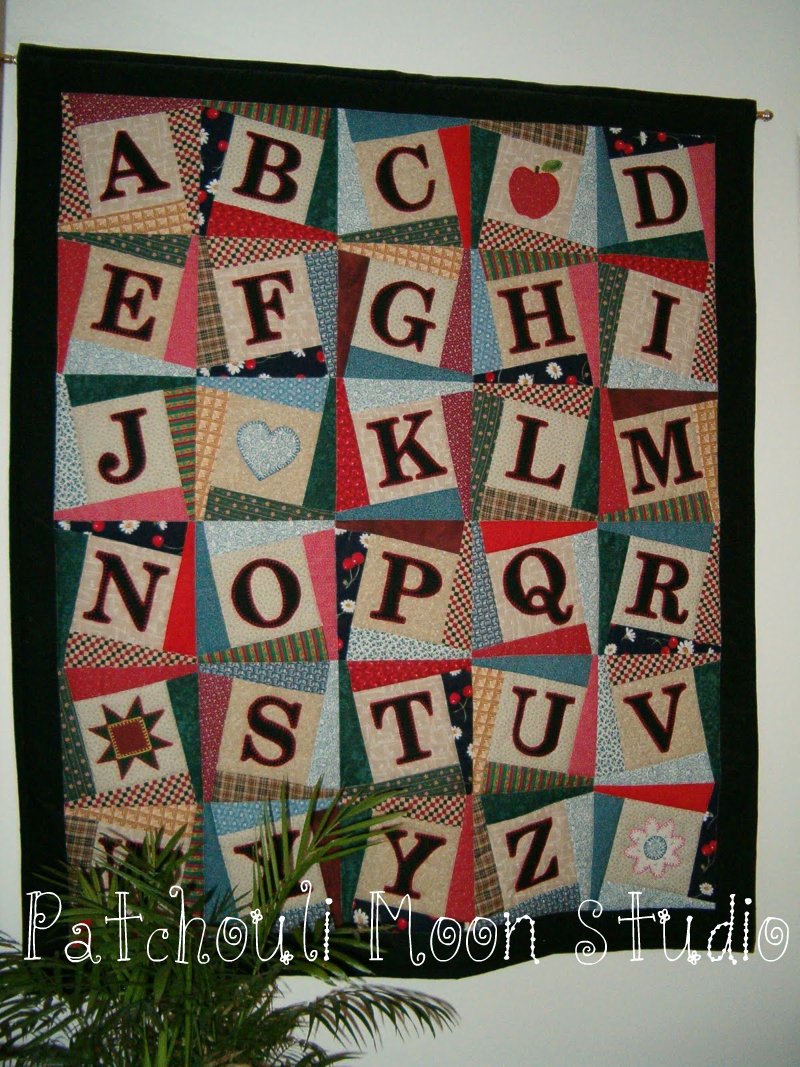 Patchouli Moon Studio: Alphabet Quilt Pattern