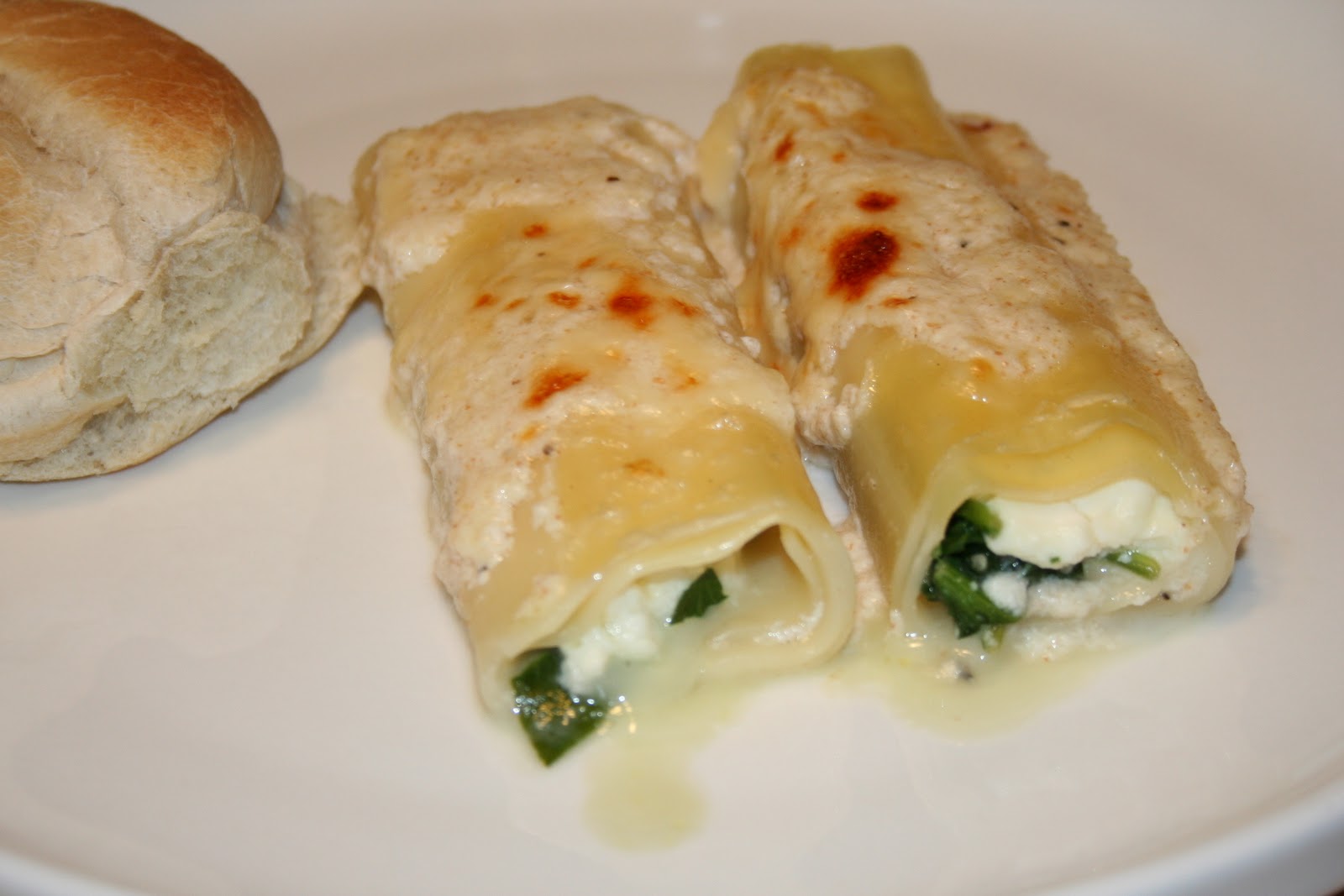 Janis Cooks: Spinach Cannelloni