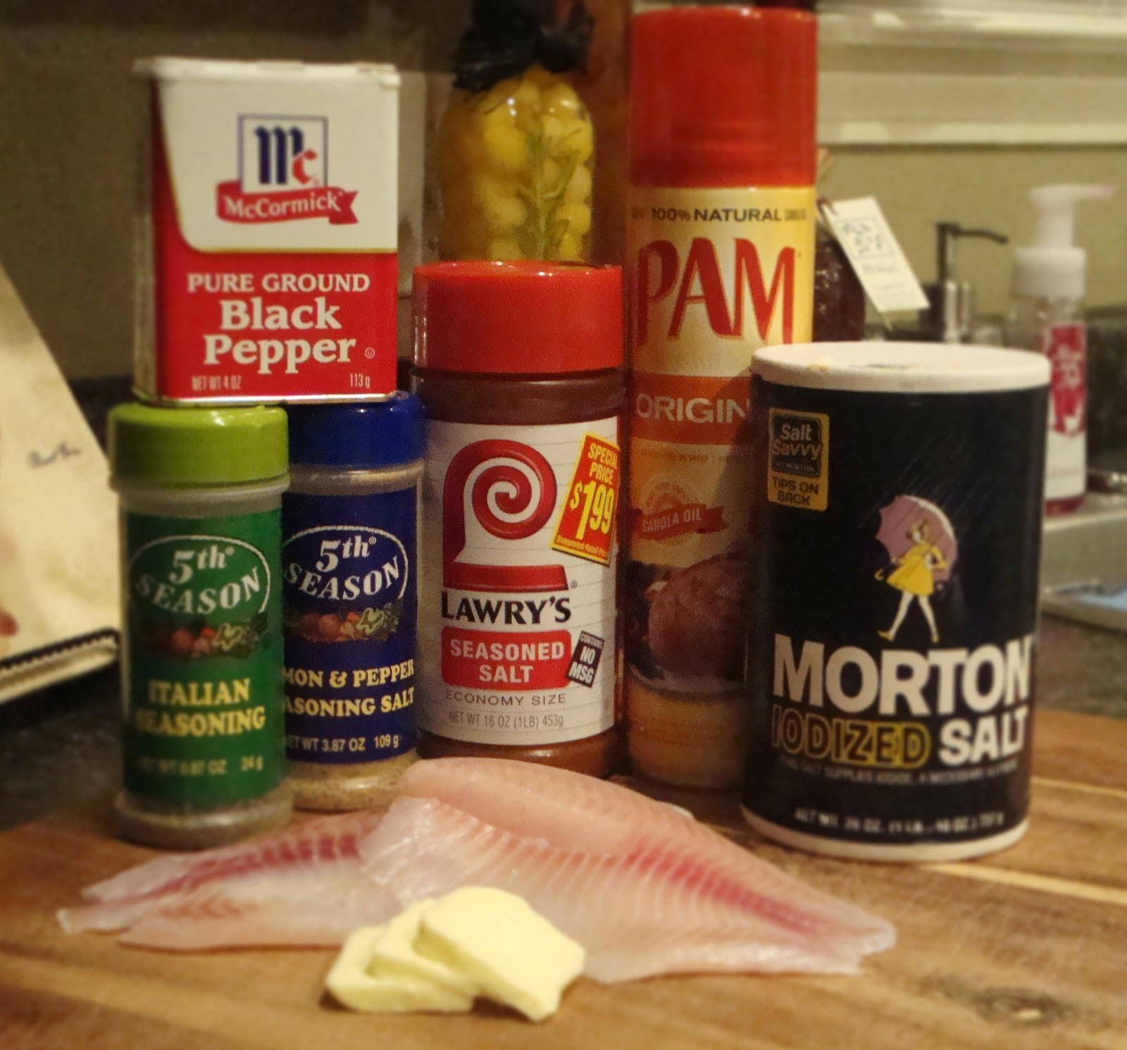 Gone With the Whisk Simple Baked Fish with House Seasoning