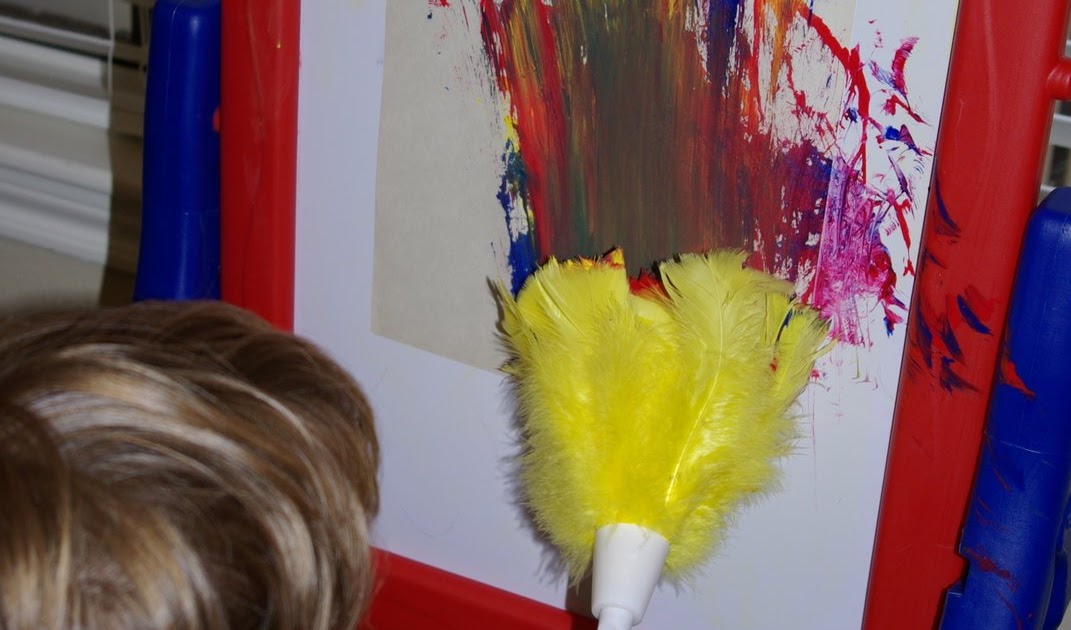 My Family Life One Duck Stuck Feather Duster Painting