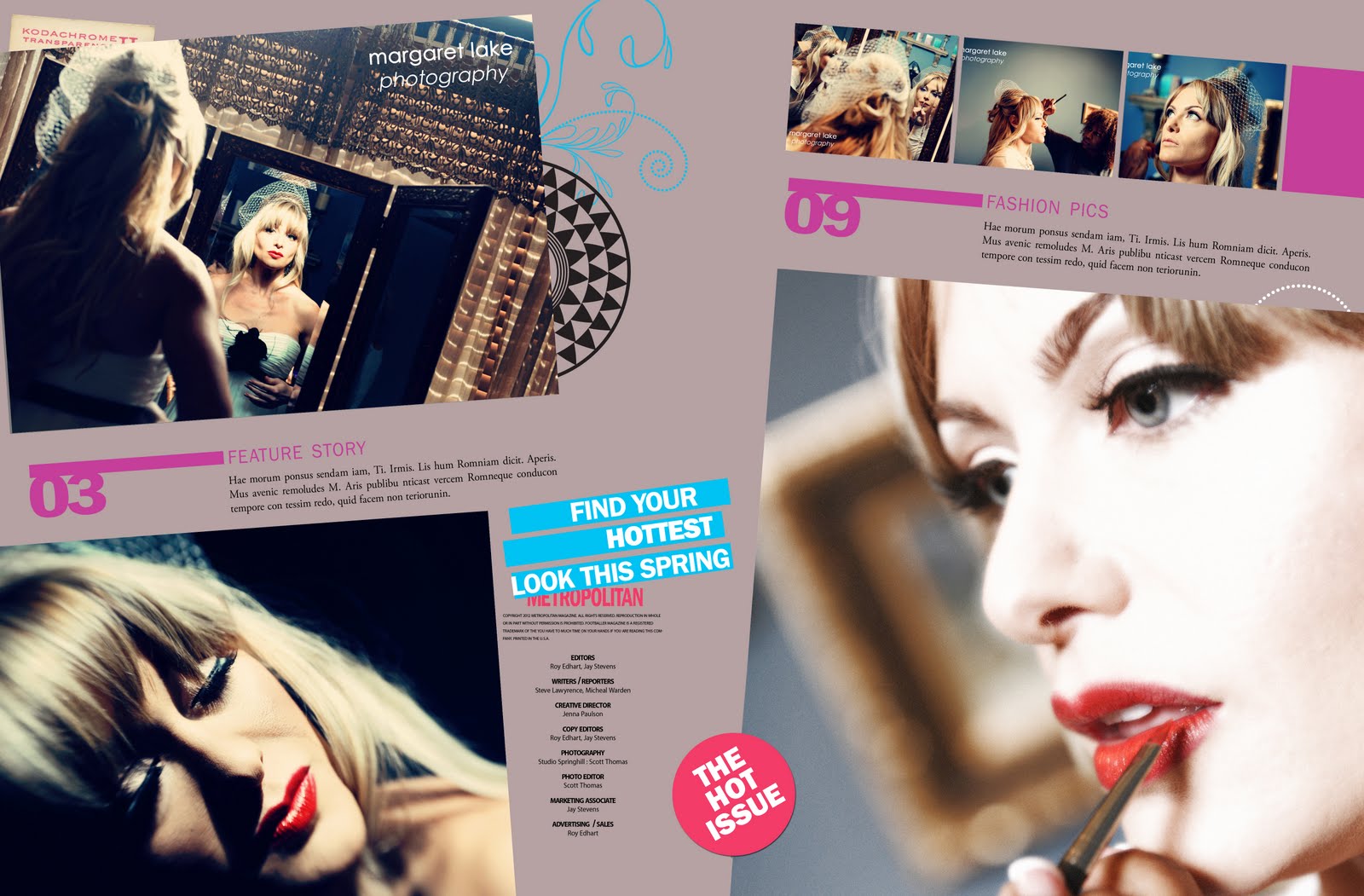 cool magazine layouts