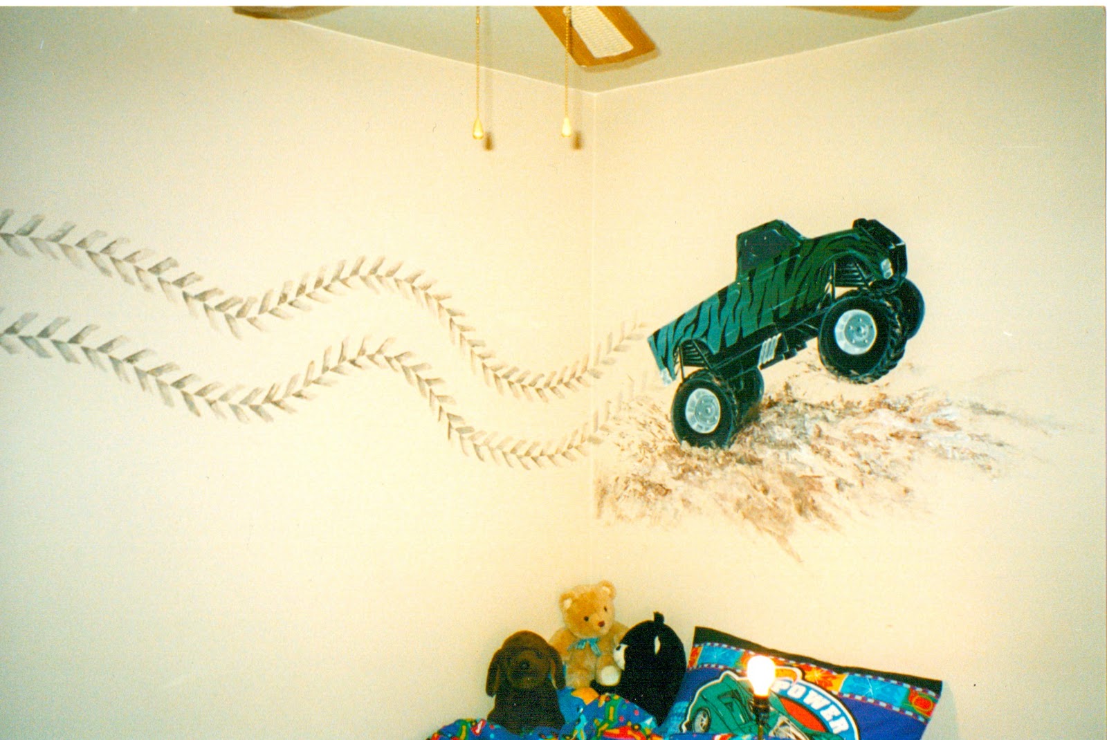 Fresh Paint Monster Truck Mural