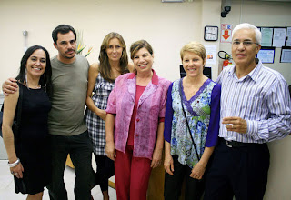 Lú Albuquerque, Nauro Júnior, Gabriela Mazza, Fátima Carvalho, Rose Perufo e Ubirajara Mello