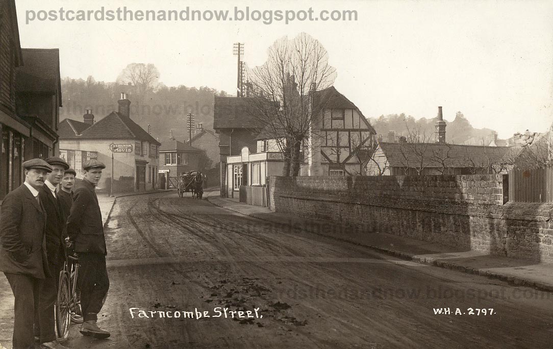 Postcards Then and Now Surrey c1913