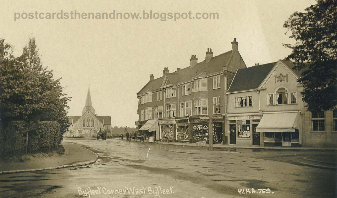 Postcards Then and Now West Byfleet, Surrey, c1912 and c1930