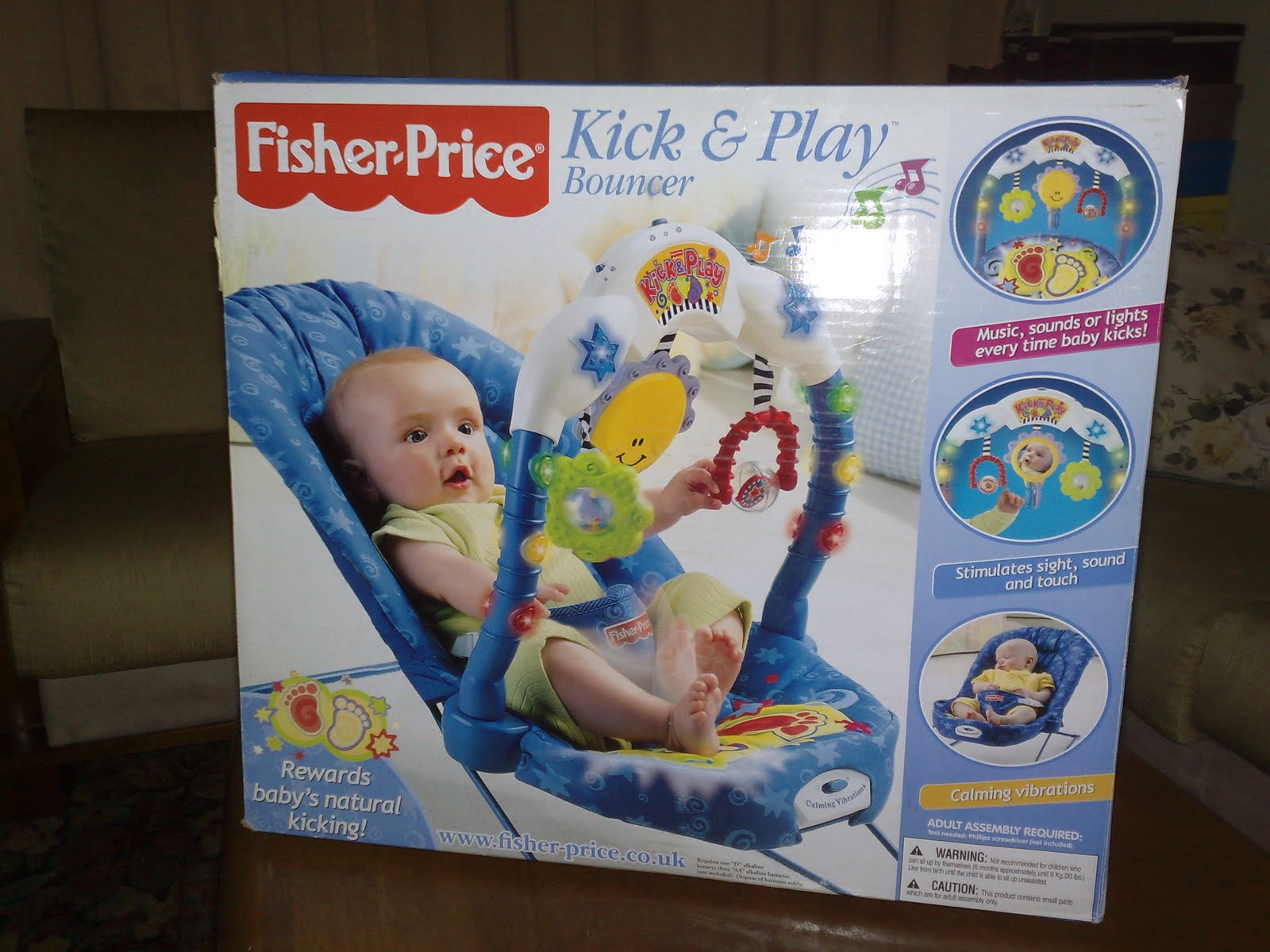 Fisher Price Kick and Play bouncer
