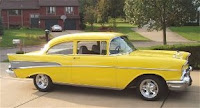 Yellow 1957 Chevy