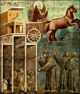The Vision of St. Francis by Giotto
