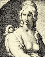 Detail of the vice of Sloth, 1593, Jacob Matham after Hedrick Goltzius