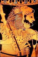 Hercules wearing the lion skin, c.500 BC