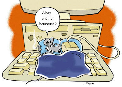 Bonne Mardi Souris+avec+souris+d'ordinateur