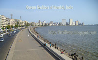 Queens Necklace at Marine Drive of Mumbai in India Queens Necklace at Marine Drive of Mumbai in India