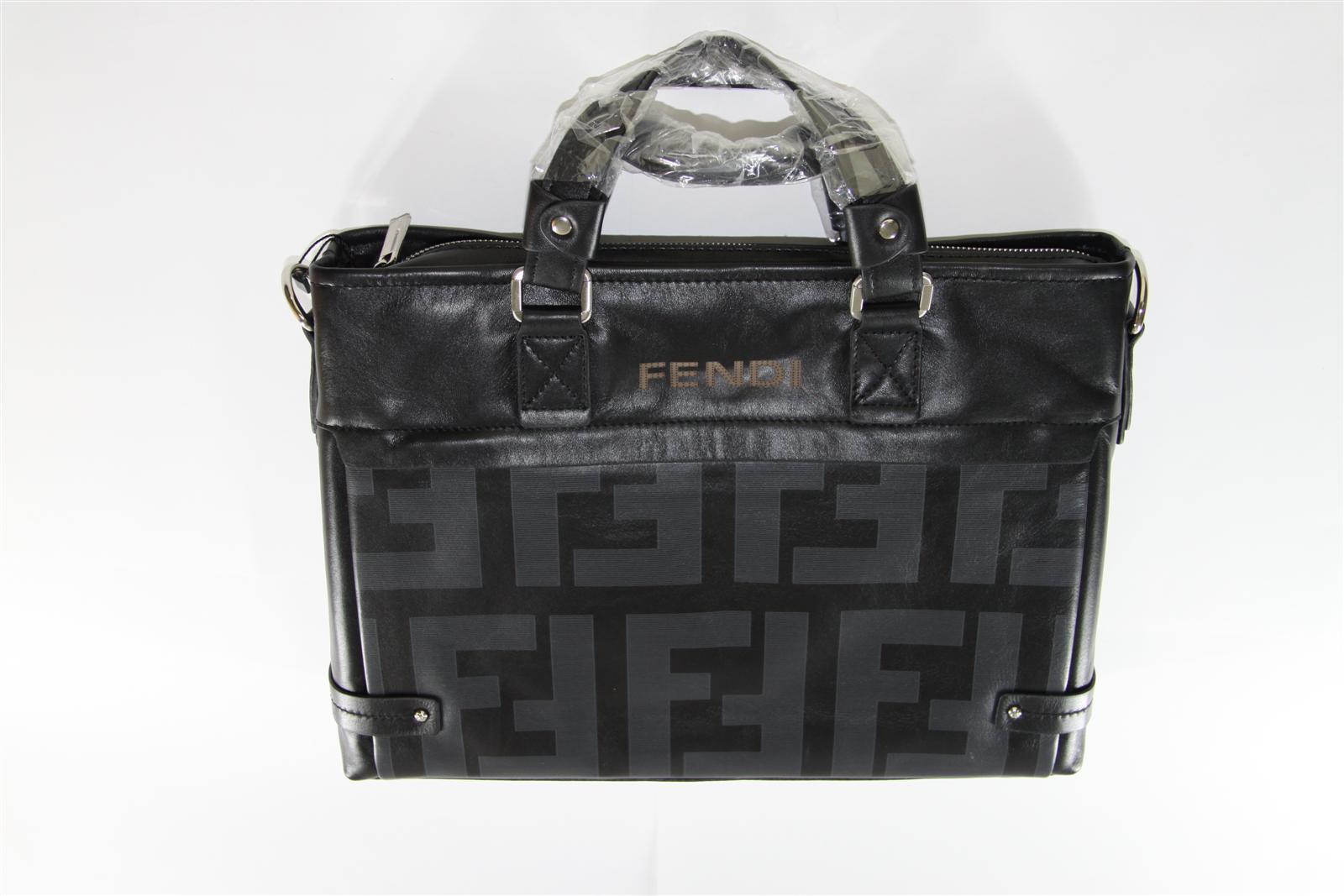 Bathe In Luxury Fendi Men's Leather Bag