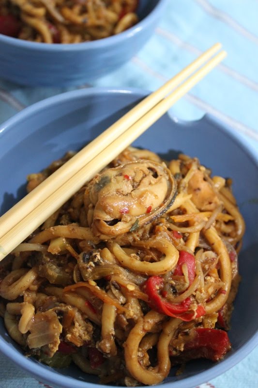 More than Words Black Bean Sauce Seafood Udon