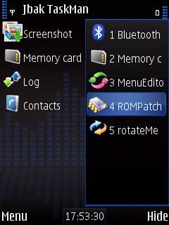 Jbak TaskMan, Sybian task manager and program launcher