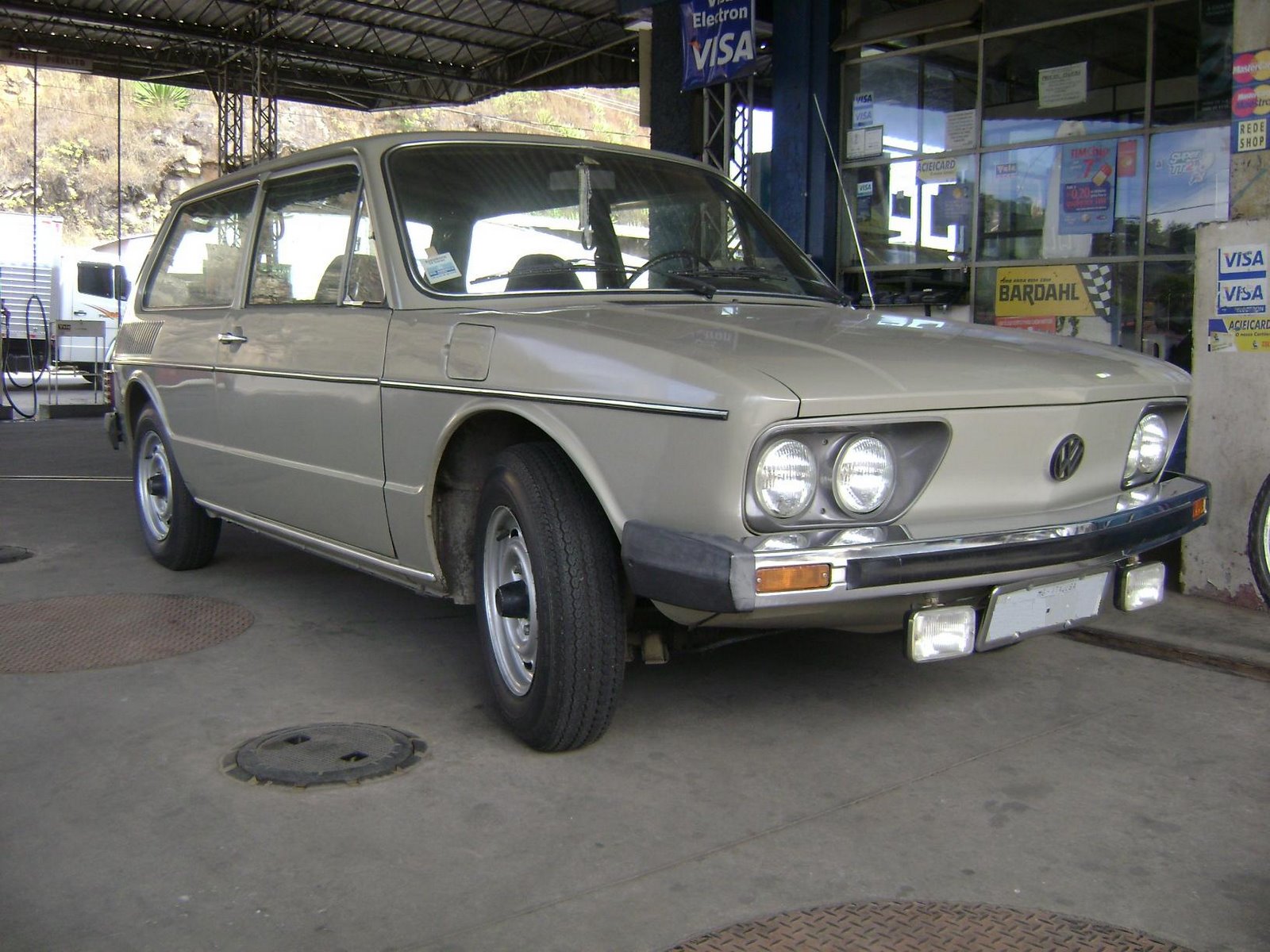 Antigos Verde Amarelo Vw Brasilia 1980