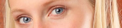 Somebody's blue eyes