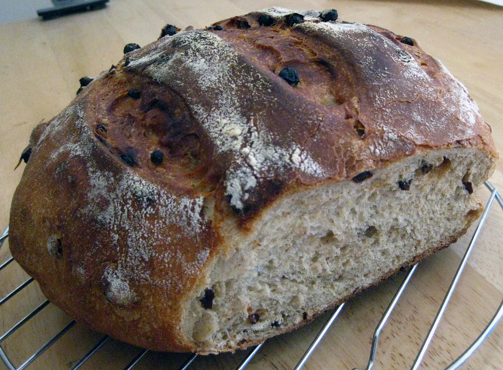 The Merlin Menu Cinnamon Currant Bread Dutch Oven Style