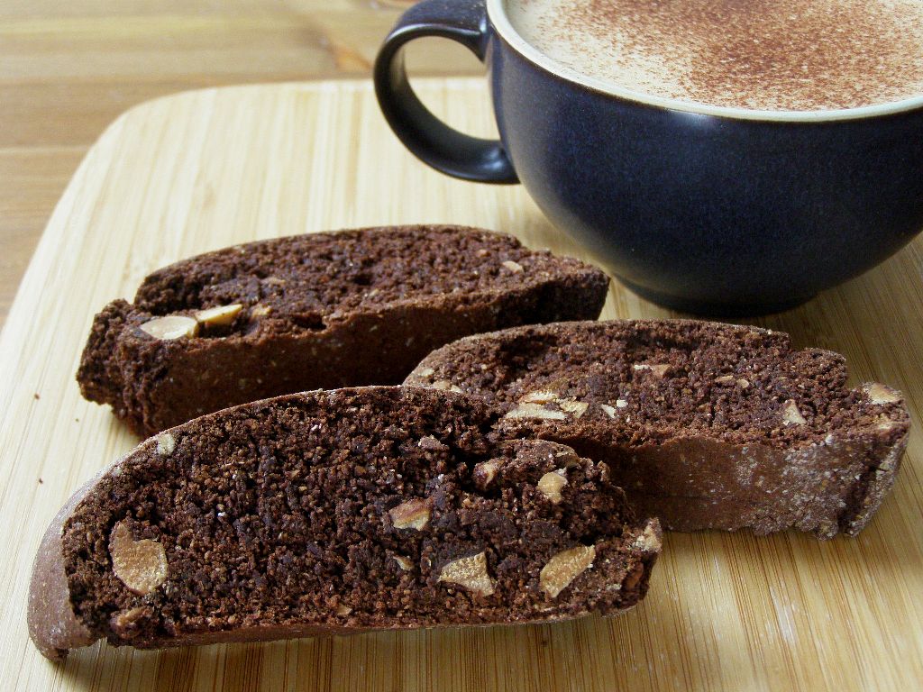 Chocolate Almond Biscotti