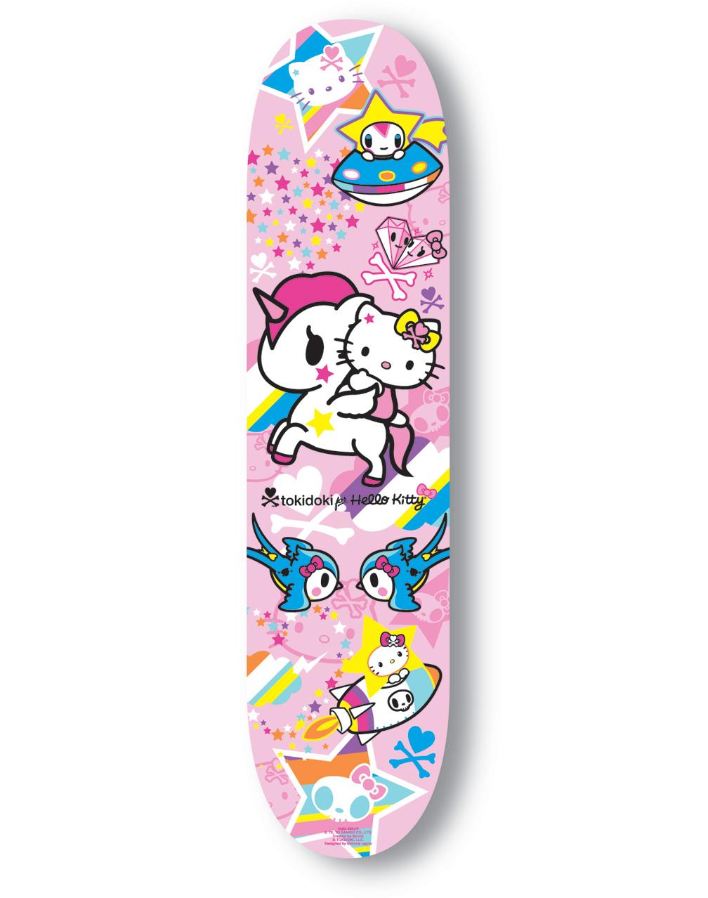 Hello Kitty Skateboard x Tokidoki Matte Style
