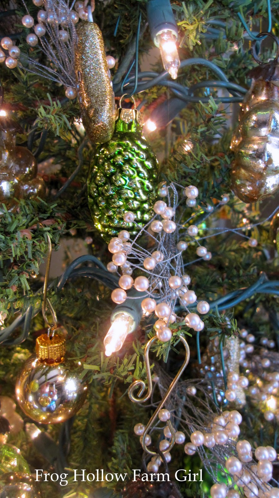 Frog Hollow Farm Girl My Irish Christmas Tree at Frog Hollow Farm