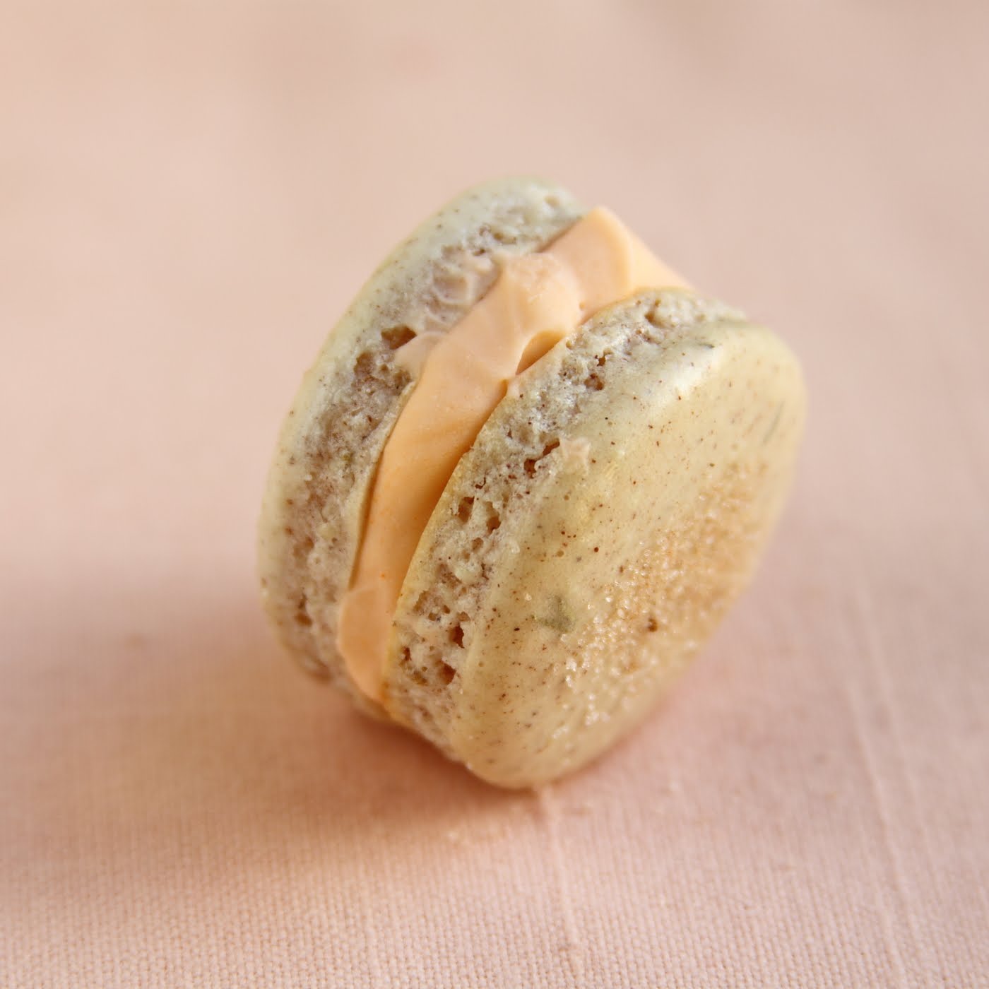 ShowFood Chef Cinnamon Thyme Macarons w/ Orange Buttercream