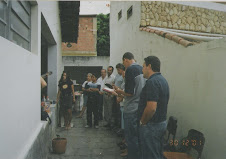 culto dos NC na minha casa ... dudu, paulinho, juliana, wanderley....