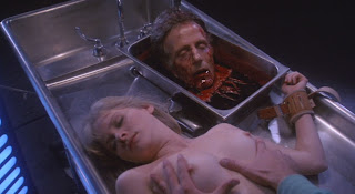 Barbara Crampton and David Gale get a good feel for their roles.