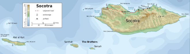 Mappa Soqotra