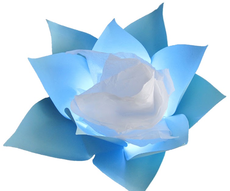 Momichka Blue LED Light Flower