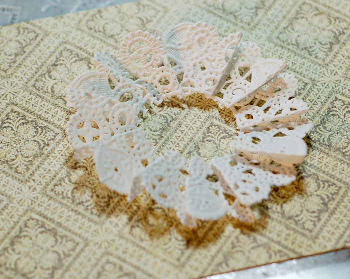 Bits and Pieces... Doily Flowers