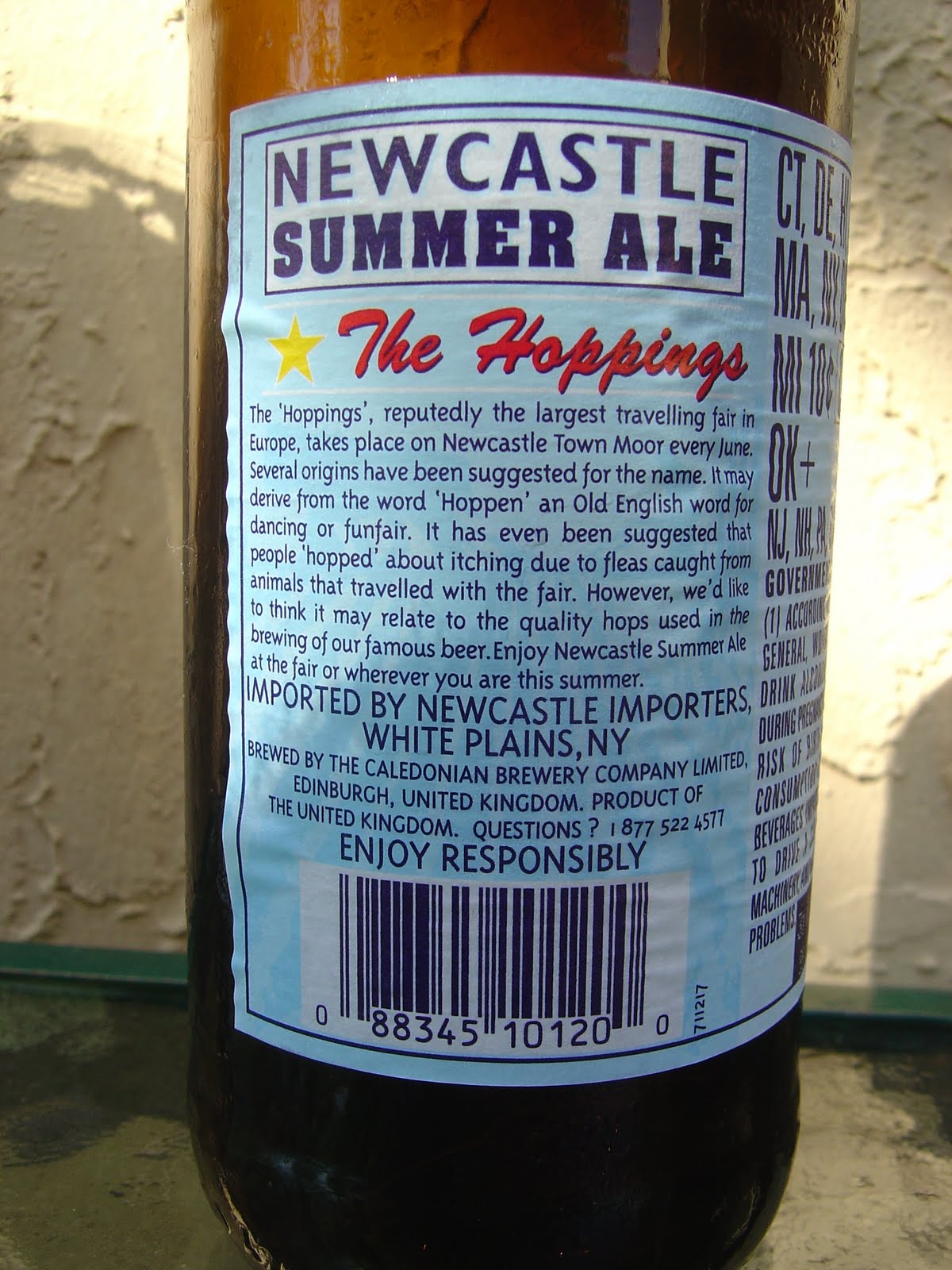 Daily Beer Review Newcastle Summer Ale