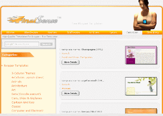 template blogger