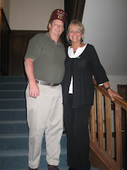 Ron and I at the Masonic Temple
