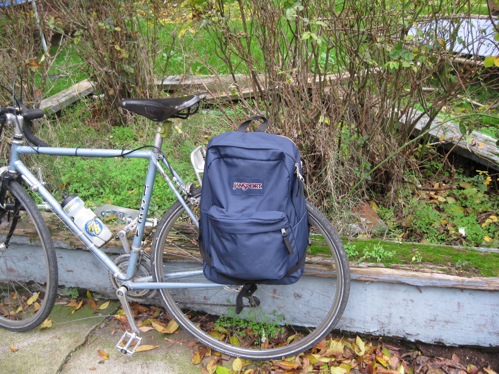 Josh's Bicycles Homemade Jansport Backpack Pannier