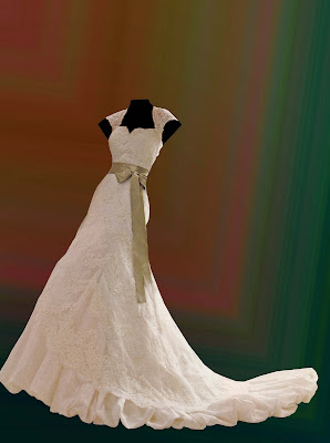 Wedding Gown Picture: Simple Wedding Gown White Option Part 05