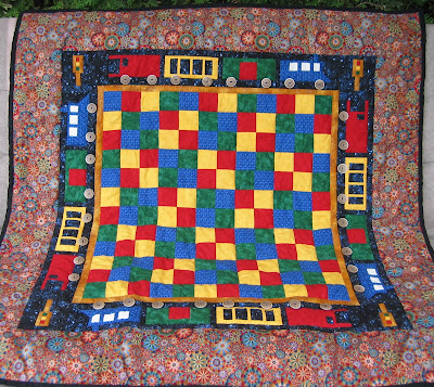 Train Baby Quilt Pattern | Sewing Patterns for Baby