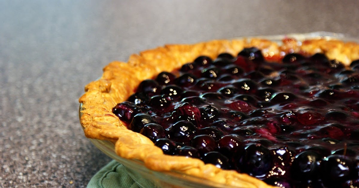 A Chemist in the Kitchen Open Faced Blueberry Pie
