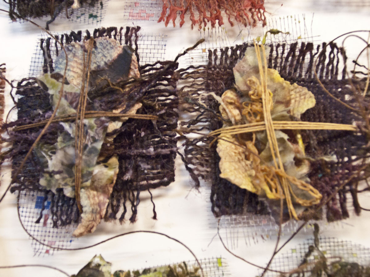 Kathyanne White Encaustic with Paper Clay Textures