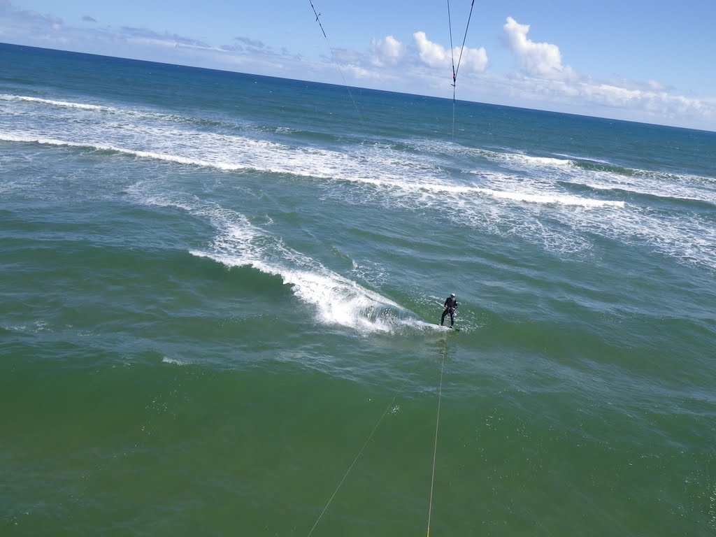 Peter's kitesurfing blog Inverloch downwinder from surf beach to