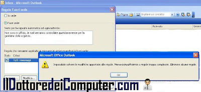 outlook attivazione fuori sede