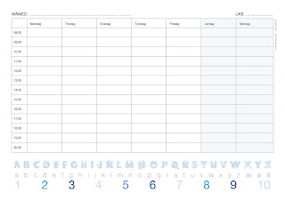 tones univers planlegg ukens aktiviteter ukekalender 2015