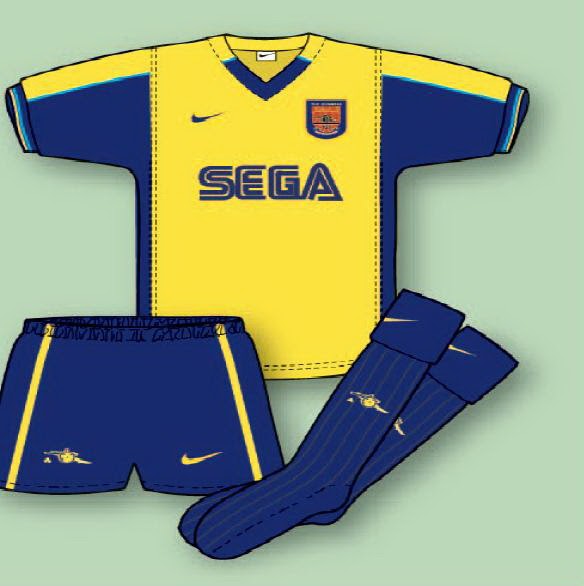 ARSENAL FOOTBALL SHIRT HISTORY Arsenal Kit 19992000, 200001
