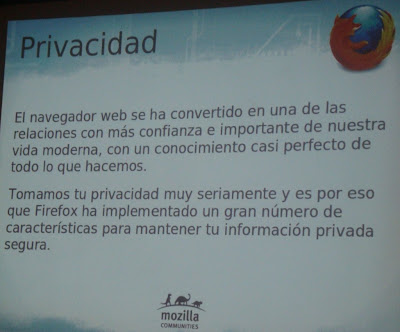 Imagen de la charla Mozilla Paraguay en la Free Software Asunción