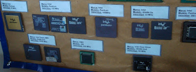 Imagen del Museo Informático Histórico en la ETyC 2010