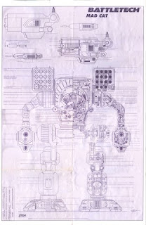 Battletech giant robot poster