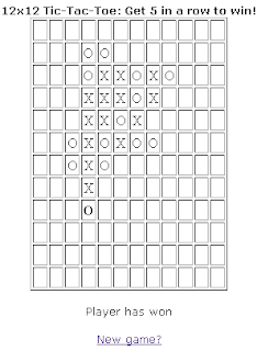 tic-tac-toe 5-in-a-row Brian Klug