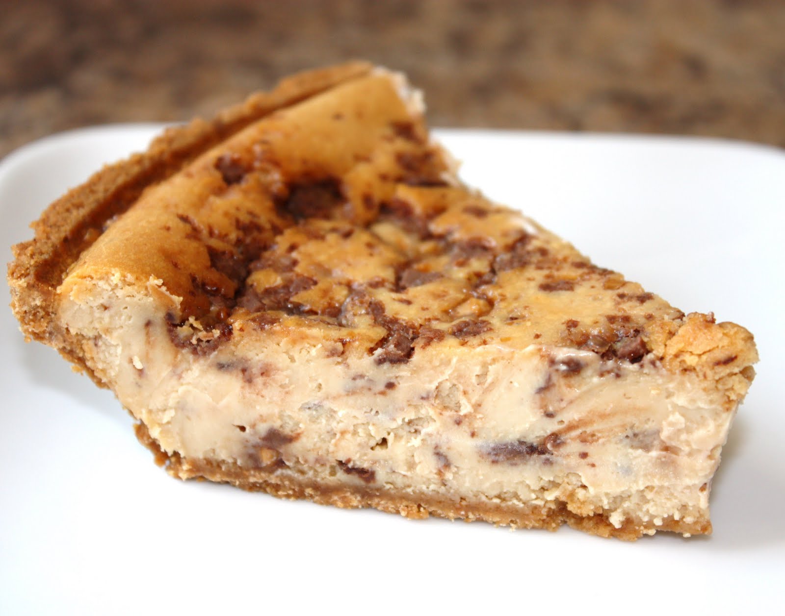 Delightful Dessert Toffee Crunch Cheesecake